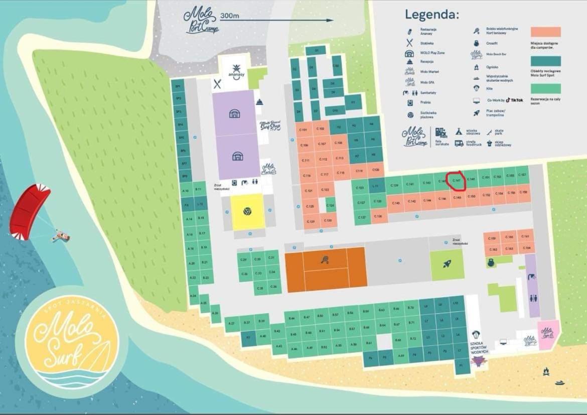 Vila Przyczepa 2022 Molo Surf Jastarnia Exteriér fotografie